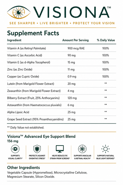 Visiona™ – Premium Vision Support Formula